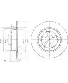 Delphi Bremžu disks BG3964