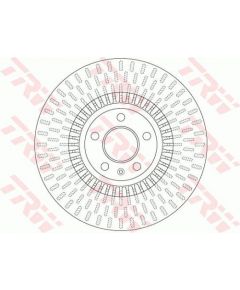 TRW Bremžu disks DF6216