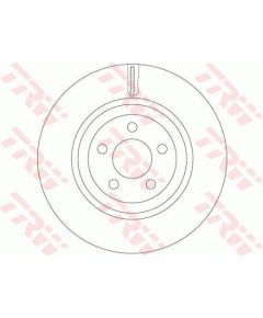 TRW Bremžu disks DF6244S