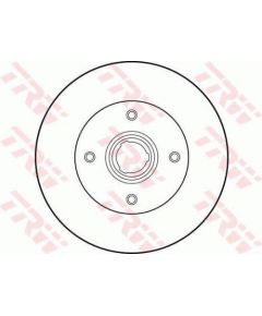 TRW Bremžu disks DF1529