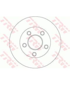 TRW Bremžu disks DF4273S