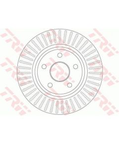 TRW Bremžu disks DF6251