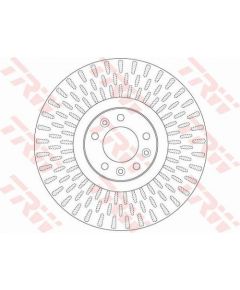 TRW Bremžu disks DF6427S