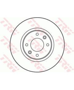 TRW Bremžu disks DF2796