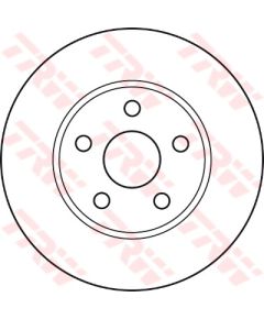 TRW Bremžu disks DF4877