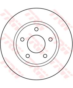 TRW Bremžu disks DF4933