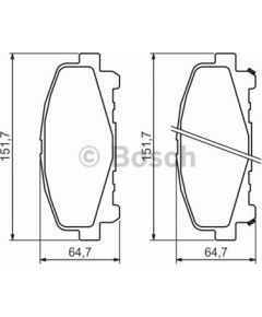 Bosch Bremžu kluči 0 986 494 382