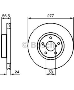 Bosch Bremžu disks 0 986 479 147