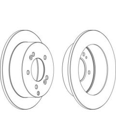 Ferodo Bremžu disks DDF1447