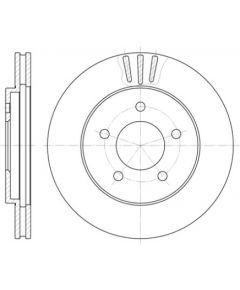 Remsa Bremžu disks 6564.10