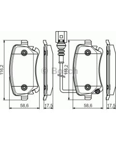 Bosch Bremžu kluči 0 986 495 094