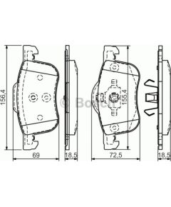 Bosch Bremžu kluči 0 986 495 061