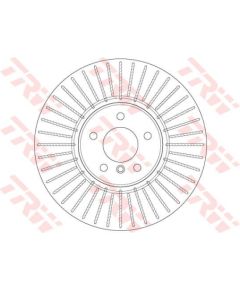 TRW Bremžu disks DF6408S