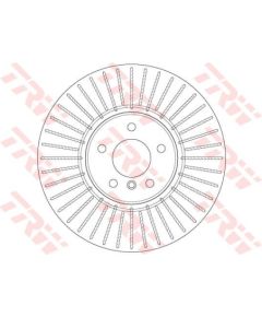 TRW Bremžu disks DF6408S