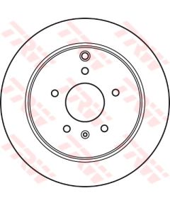 TRW Bremžu disks DF6024