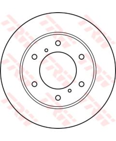 TRW Bremžu disks DF4920