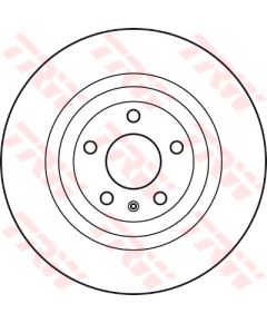 TRW Bremžu disks DF4818S