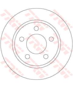 TRW Bremžu disks DF4419