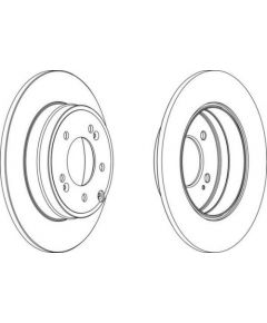 Ferodo Bremžu disks DDF1787