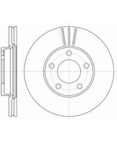 Remsa Bremžu disks 6671.10