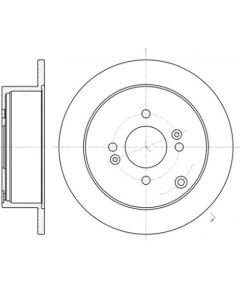 Remsa Bremžu disks 61024.00