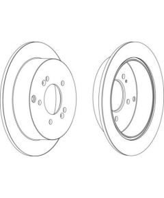 Ferodo Bremžu disks DDF1493