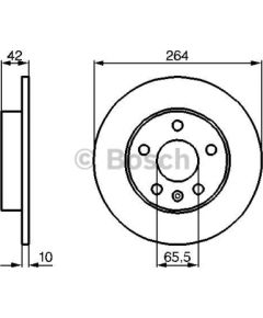 Bosch Bremžu disks 0 986 478 884