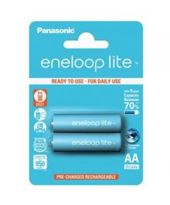 Panasonic eneloop аккумуляторные батарейки lite AA 950 2BP