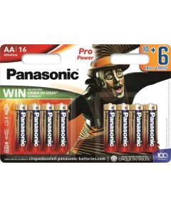 Panasonic Pro Power батарейки LR6PPG/16B 10+6 штук