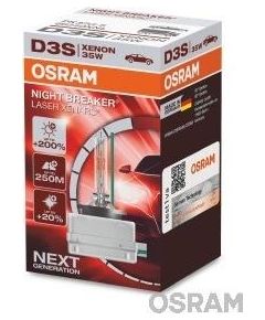 OSRAM D3S Night Breaker Laser Xenarc +200% PK32d-5 Xenon auto spulzes 35W