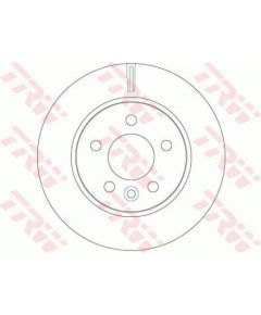 TRW Bremžu disks DF6482