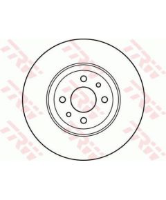 TRW Bremžu disks DF2566