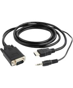 CABLE HDMI-VGA +3.5MM/1.8M A-HDMI-VGA-03-6 GEMBIRD