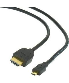 CABLE HDMI-MICRO HDMI 1.8M/V.2.0 BLK CC-HDMID-6 GEMBIRD