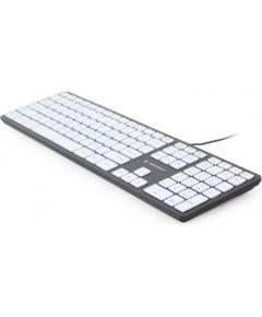 KEYBOARD MULTIMEDIA USB ENG/CHOCOL. KB-MCH-02-BKW GEMBIRD