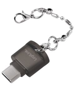 LOGILINK -  USB-C to microSD Card reader as a key chain