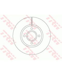 TRW Bremžu disks DF6509