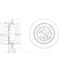 Delphi Bremžu disks BG4031