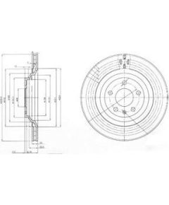 Delphi Bremžu disks BG3991