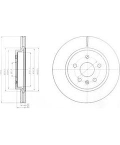 Delphi Bremžu disks BG4190