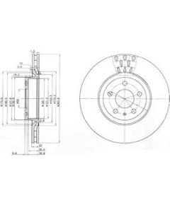 Delphi Bremžu disks BG2512