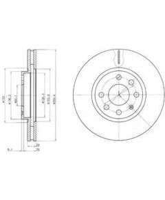 Delphi Bremžu disks BG3569C