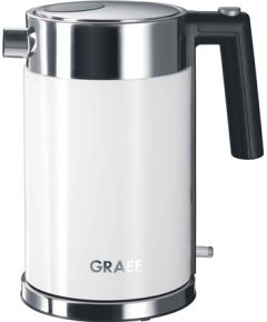 GRAEF. Kettle WK401EU Standard, Stainless steel, White, 2000 W, 360° rotational base, 1 L