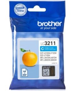 BROTHER LC3211C TONER CYAN 200P