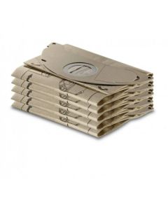 Karcher divkārši papīra filtra maisi 5gab WD2 SE2 5.100 6.100