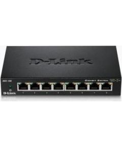 D-Link 8-port 10/100/1000 Gigabit Metal Housing Desktop Switch