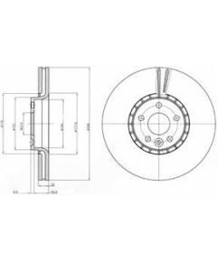 Delphi Bremžu disks BG9085