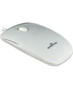 Manhattan Optical Mini Mouse Silhouette USB 1000dpi White