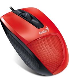 Genius DX-150X USB Red Wired Mouse 1000 DPI optical sensor Ergonomic design