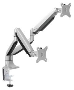 LOGILINK - Dual alumium monitor desk mount,13-27'', max. 9 kg